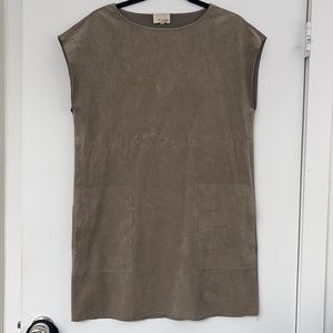 Aritzia Wilfred Free Suede Dress